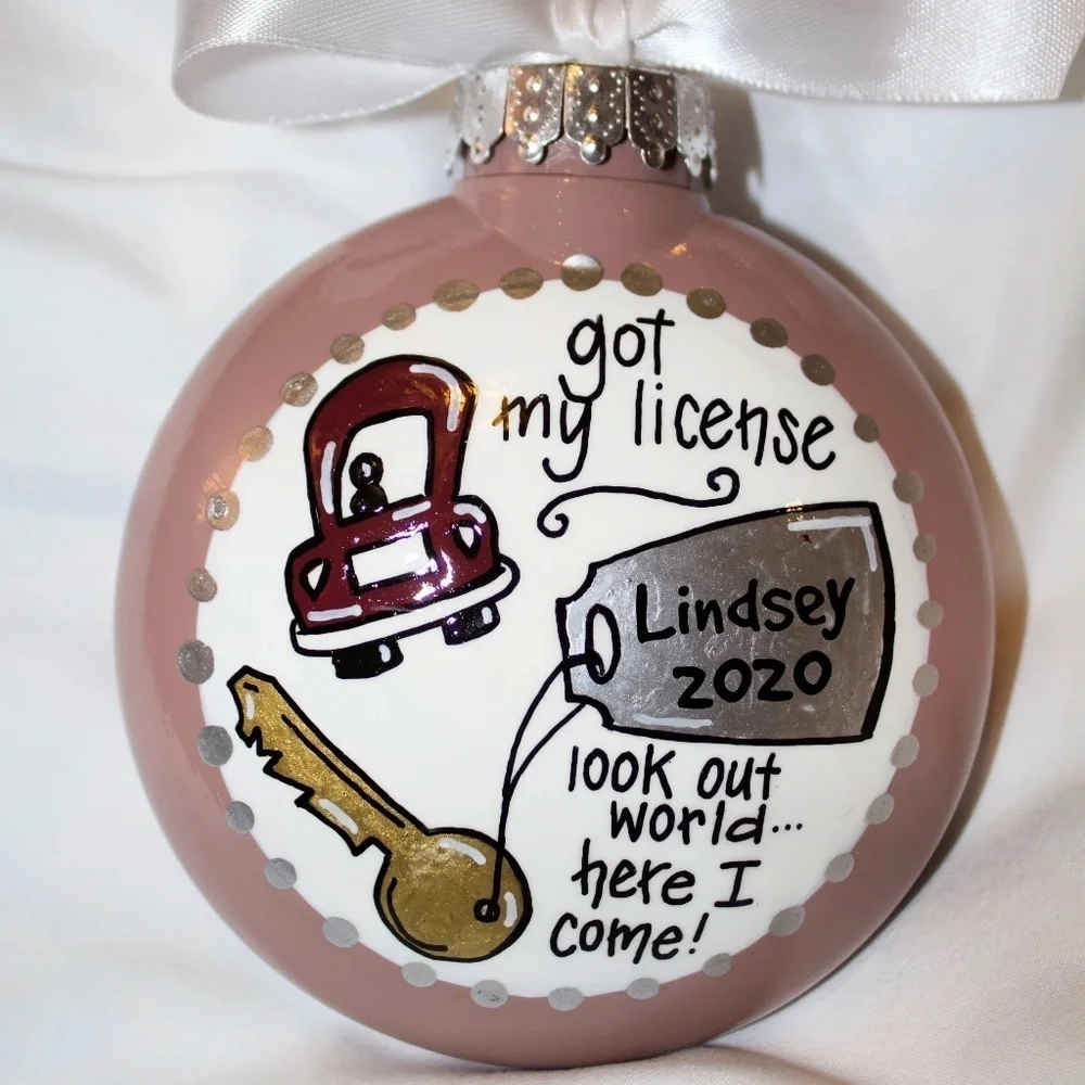 Keys to Freedom: Personalized Driver's License Ornament 🚗✨Handmade Custom Gift